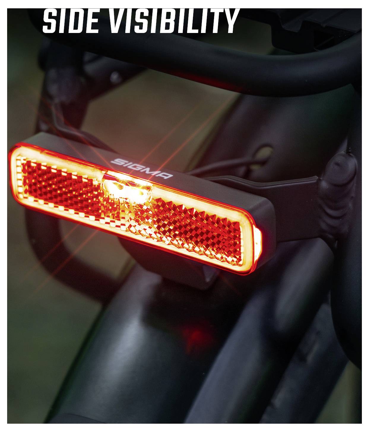 Sigma Fahrrad-Rücklicht EOX RL RACK BRAKE w/fixing material LED über Bordnetz