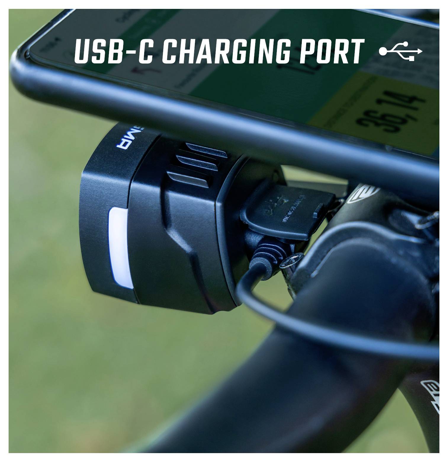 Sigma Fahrrad-Scheinwerfer EOX FL 150 w/Mount & Extension Cable LED über Bordnetz