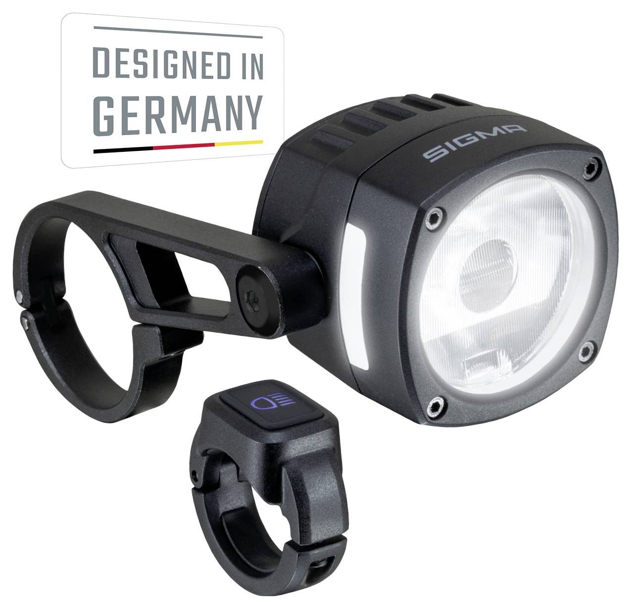 Sigma Fahrrad-Scheinwerfer EOX FL 170 HB w/Mount & Extension Cable LED über Bordnetz