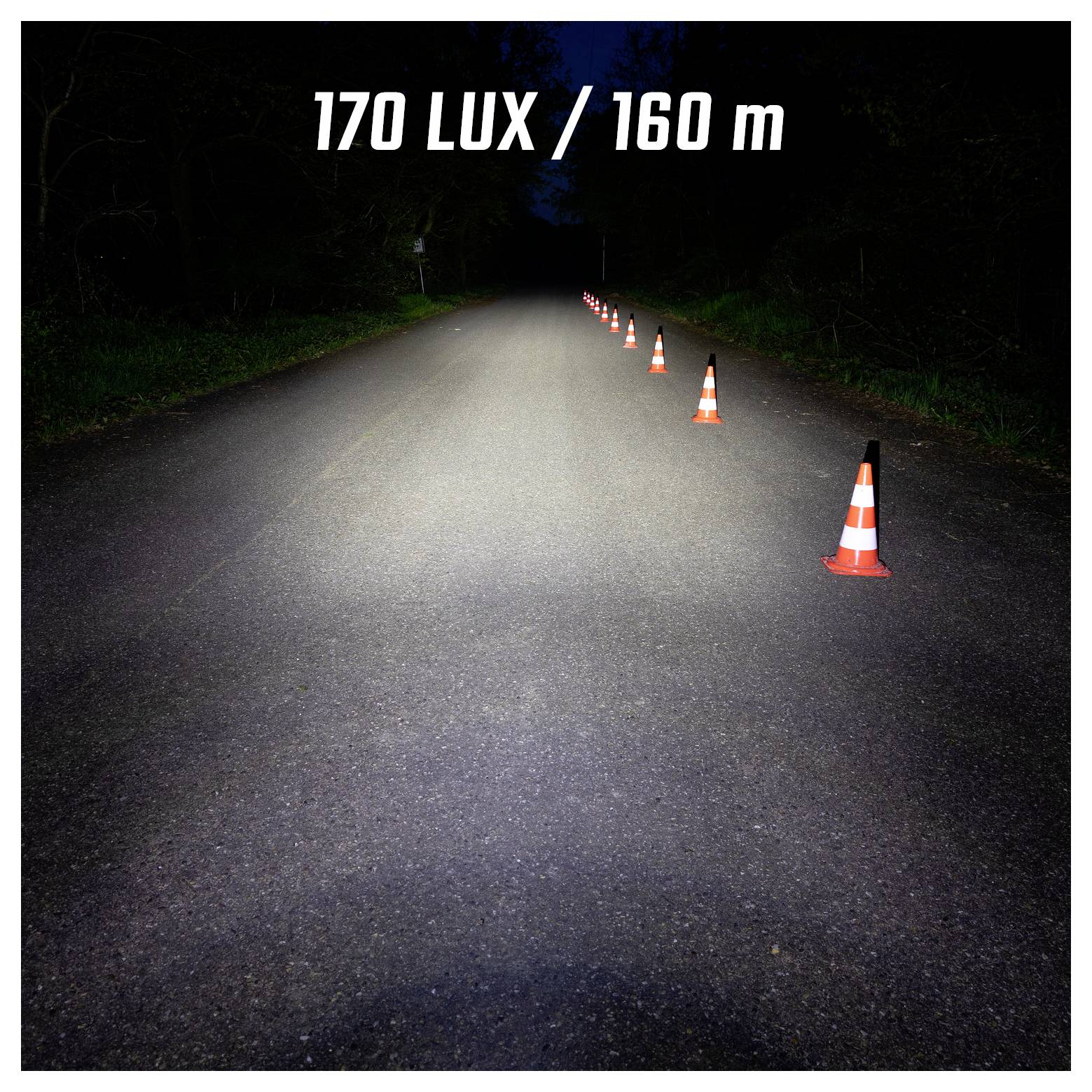 Sigma Fahrrad-Scheinwerfer EOX FL 170 HB w/Mount & Extension Cable LED über Bordnetz