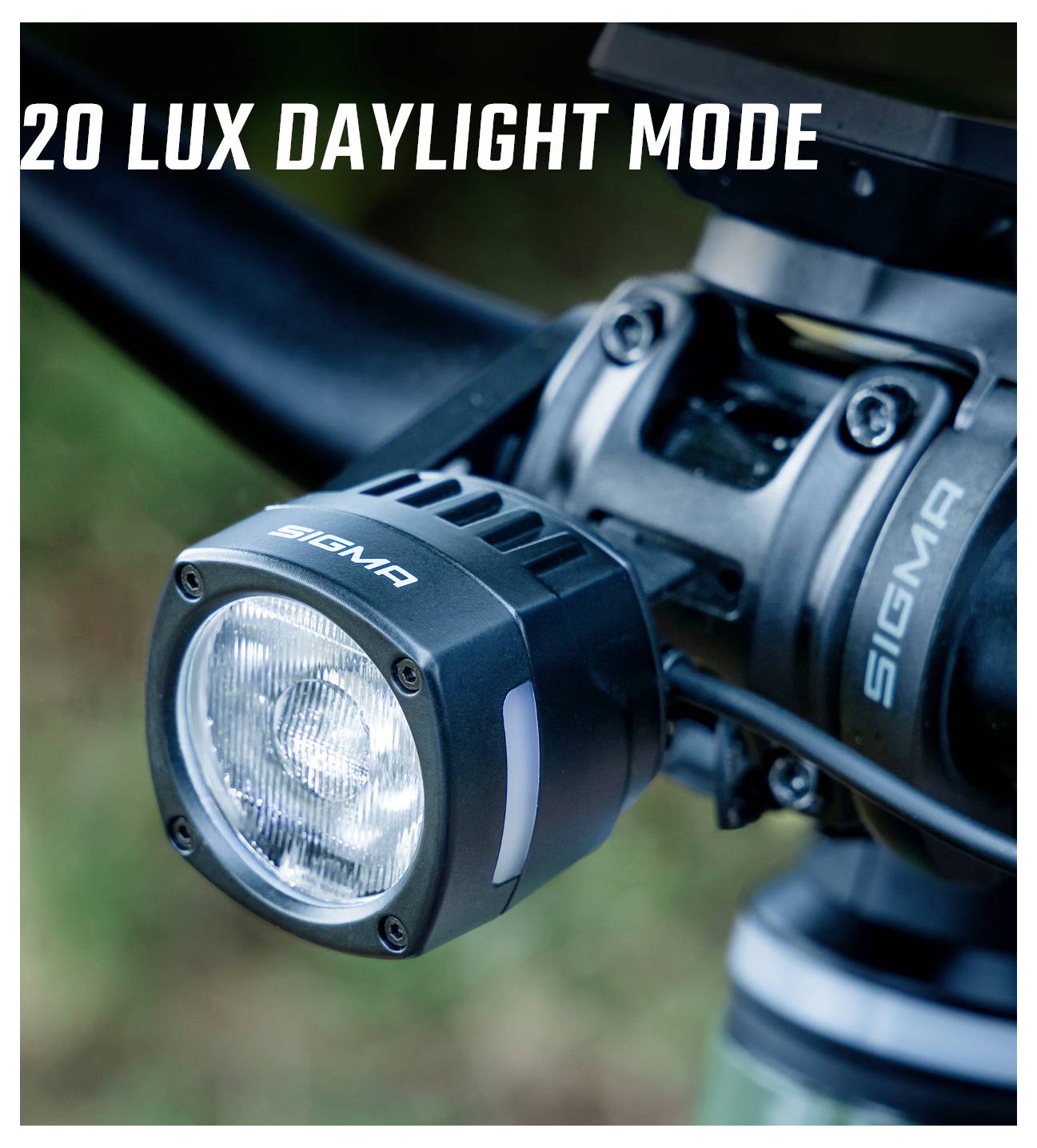 Sigma Fahrrad-Scheinwerfer EOX FL 170 HB w/Mount & Extension Cable LED über Bordnetz
