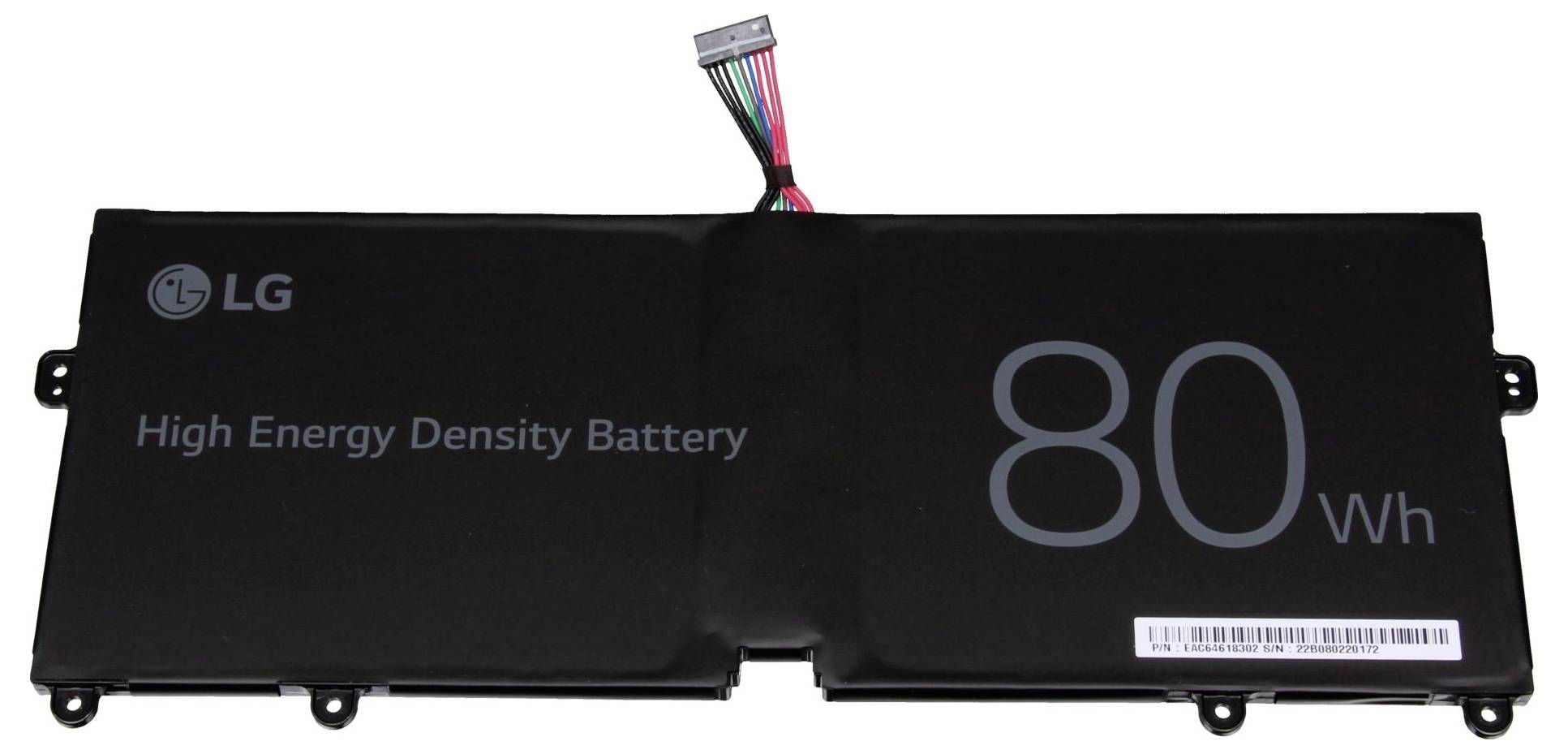 LG-Laptop-Akku mit der Bezeichnung „High Energy Density Battery