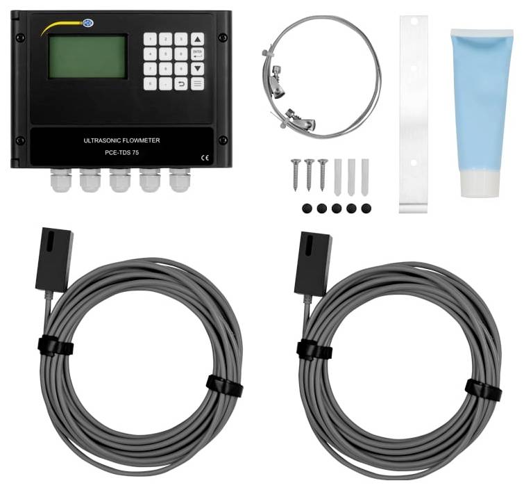 PCE Instruments Ultraschall-Durchflusssensor PCE-TDS 75-ICA PCE-TDS 75-ICA Betriebsspannung (Bereich): 10 - 36V Messbereich: 0.03