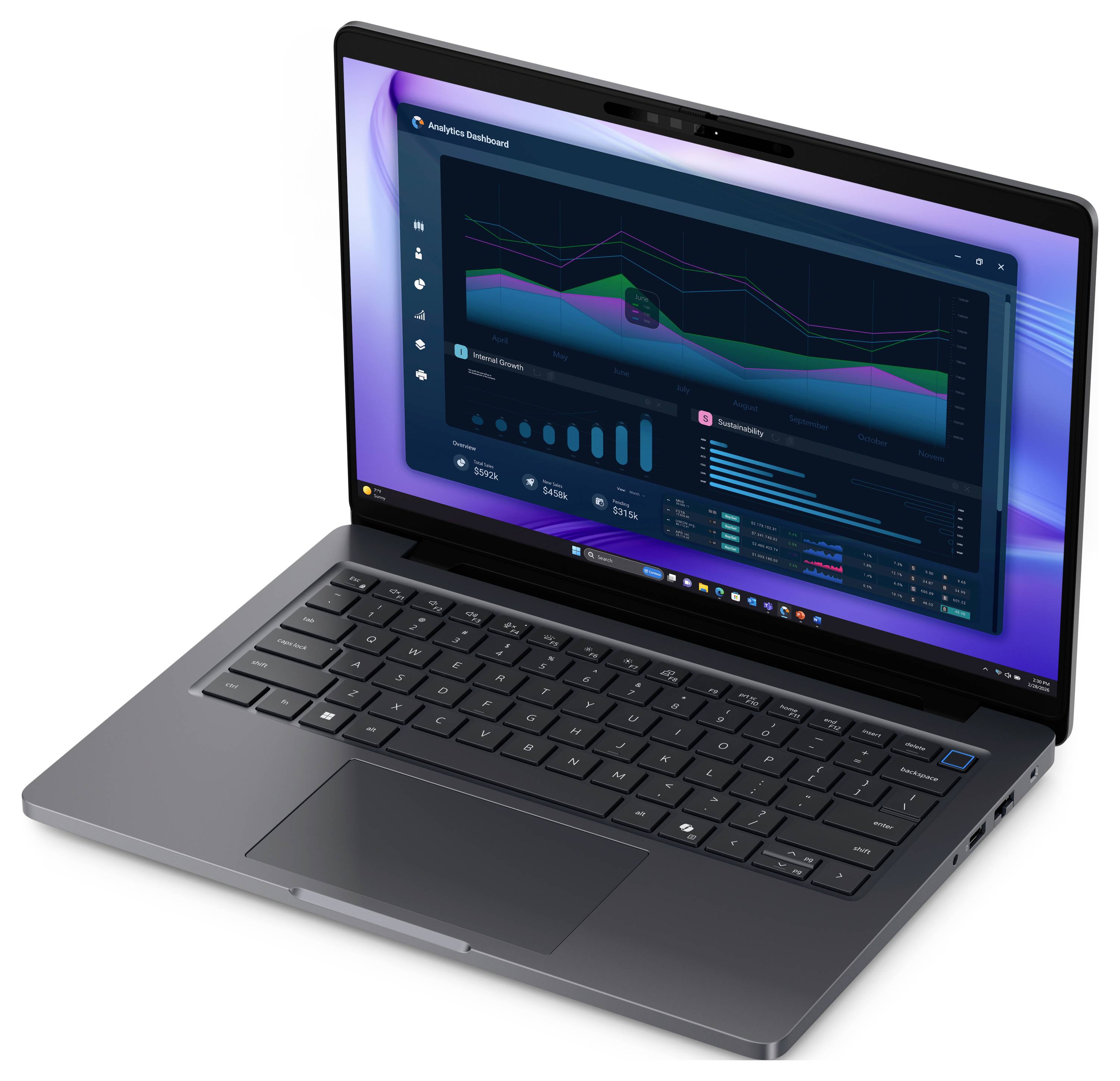 Dell Workstation Notebook 35.6cm (14 Zoll) WUXGA 366H 6GB RAM 1TB SSD Deutsch, QWERTZ Intel Intel-Grafik NVIDIA RTX PRO 500