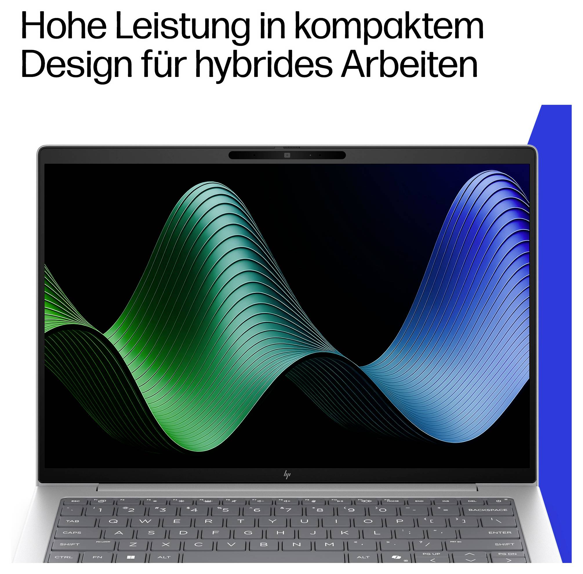 HP Workstation Notebook 35.6cm (14 Zoll) WUXGA 16GB RAM 512GB SSD Deutsch, QWERTZ Qualcomm Silber E4VA9ET