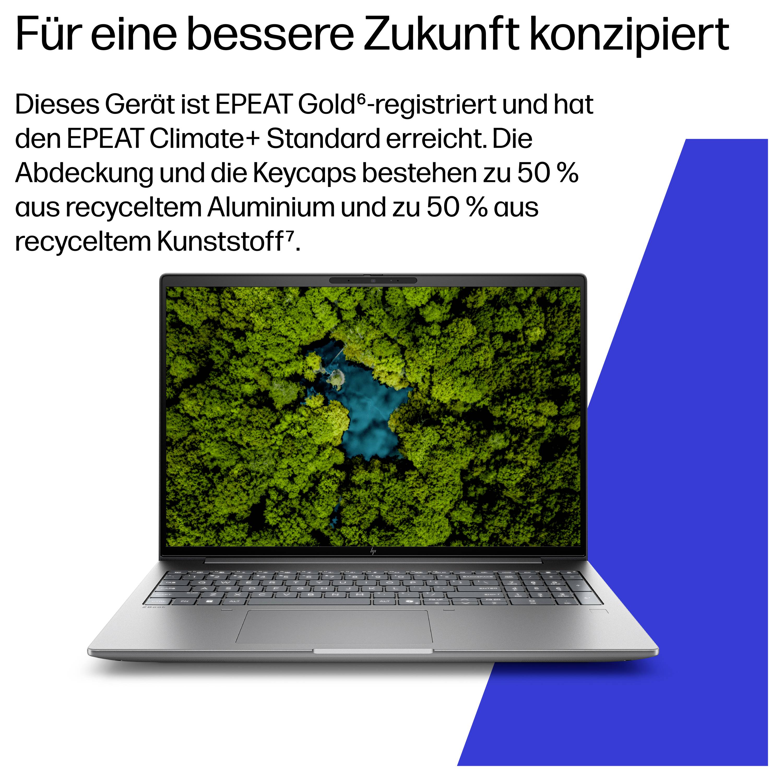 HP Notebook 40.6cm (16 Zoll) WUXGA 356H 6GB RAM 1TB SSD Deutsch, QWERTZ Intel Intel-Grafik GDDR7 Silber DP6Y8ET