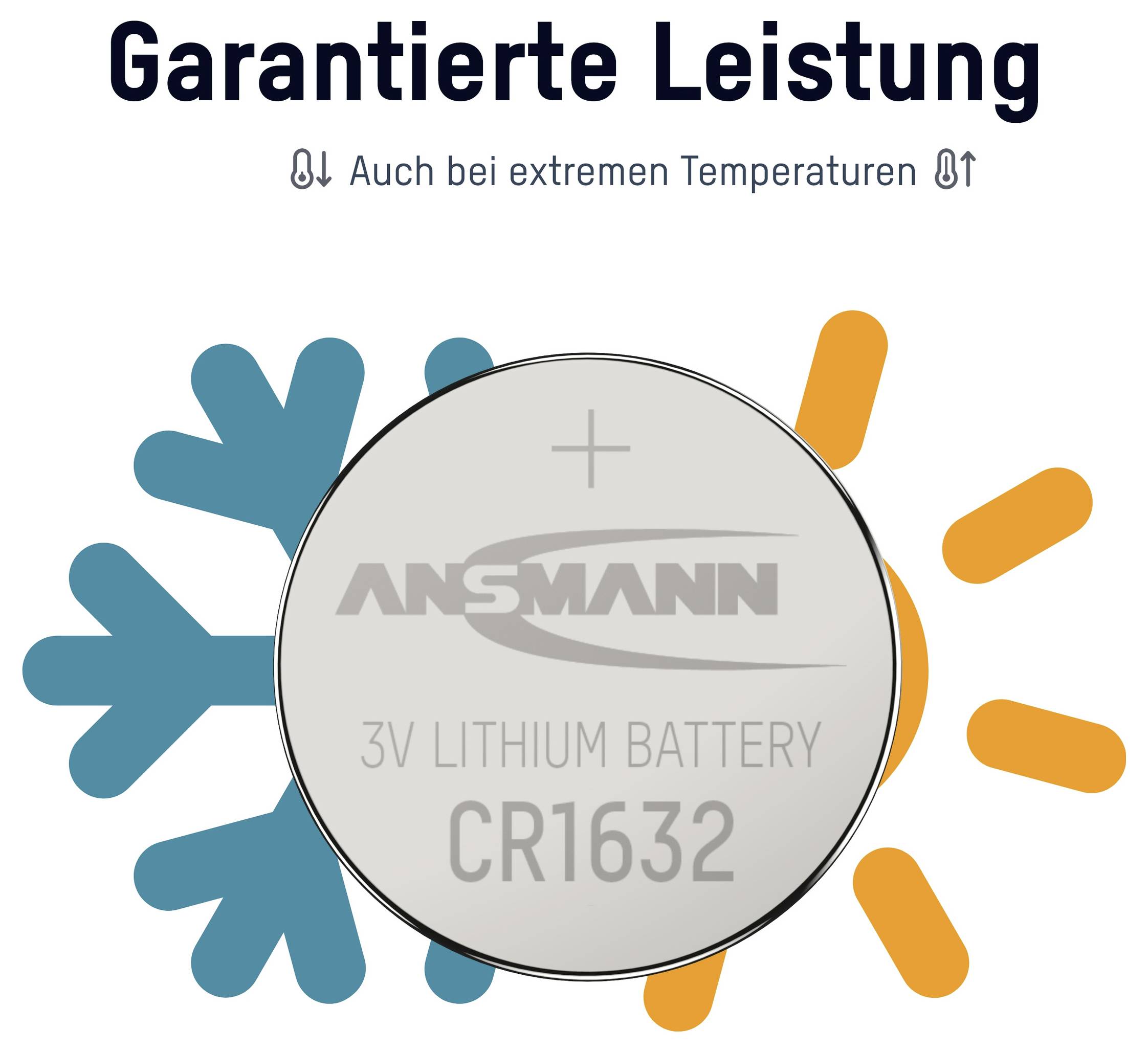 Ansmann Knopfzelle CR1632 3V Lithium