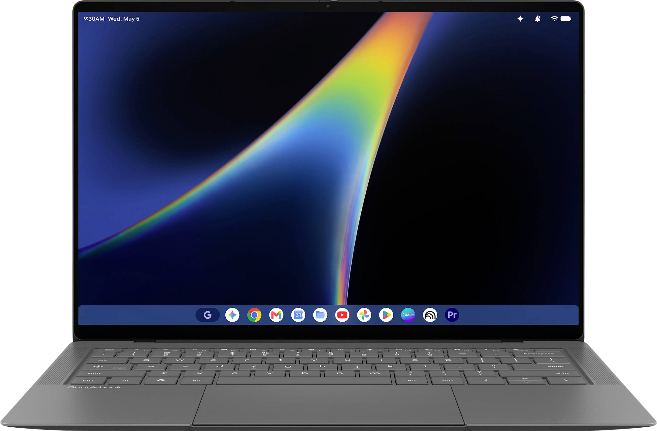 Asus Notebook 35.6 cm (14 Zoll) WQXGA+ 325 16 GB RAM 512 GB SSD Deutsch, QWERTZ Intel Intel-Grafik Grau 90CB0A71-M00270