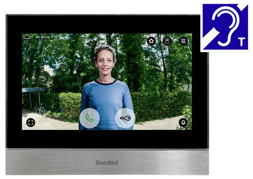 DoorBird A1104T IP-Video-Türsprechanlage WLAN, LAN Inneneinheit Edelstahl