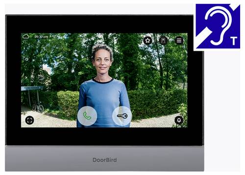 DoorBird A1104T IP-Video-Türsprechanlage WLAN, LAN Inneneinheit Chrom