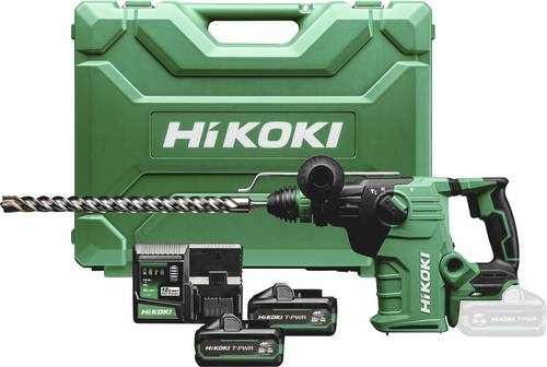 HiKOKI SDS-Plus-Akku-Bohrhammer 4 Ah, 8 Ah Lithium inkl. 2. Akku, inkl. Ladegerät