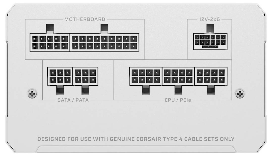 Corsair "RMe White Series, RM850e (2026), Cybene PC Netzteil 850W ATX