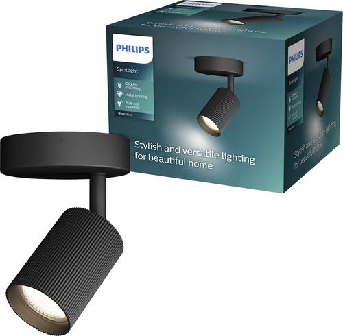 Philips 8721103143396 Deckenstrahler LED GU10 Schwarz