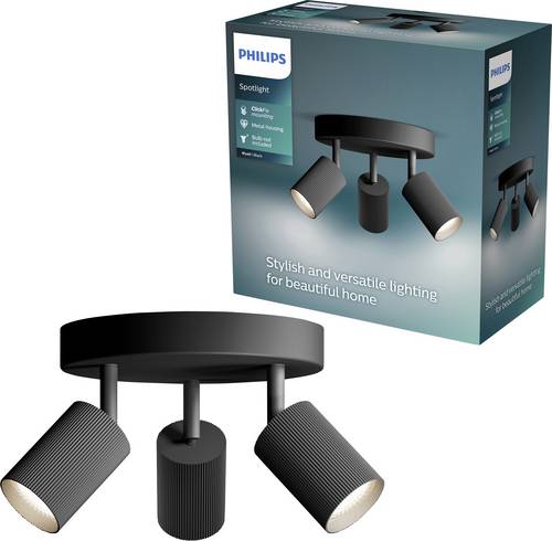 Philips 8721103143471 Deckenstrahler LED GU10 150 W Schwarz