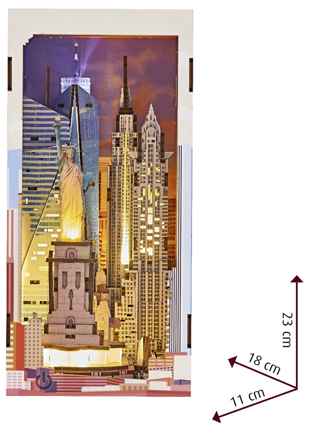 Revell Holz Tiny Adventures "New York" Book Nook