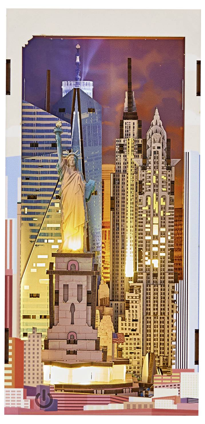 Revell Holz Tiny Adventures "New York" Book Nook