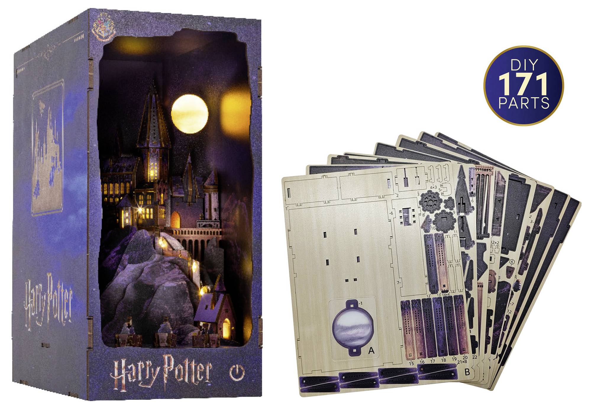 Revell Holz "Tiny Adventures - Harry Potter "Hogwarts Castle"" Book Nook