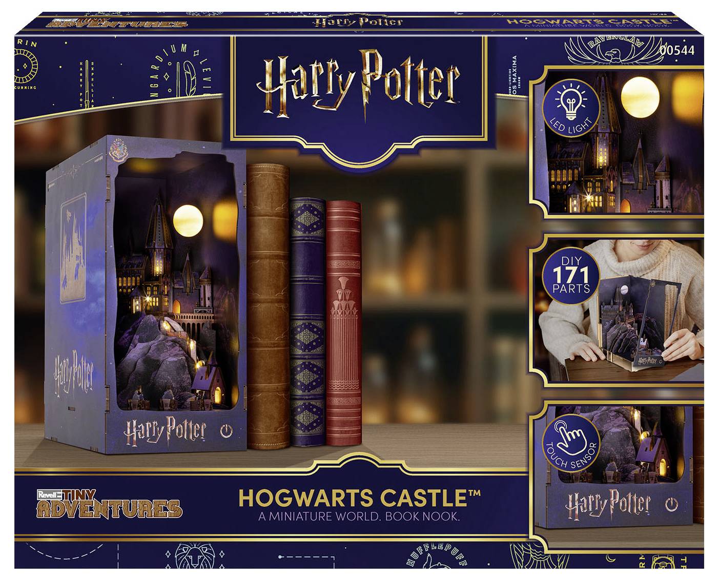 Revell Holz "Tiny Adventures - Harry Potter "Hogwarts Castle"" Book Nook
