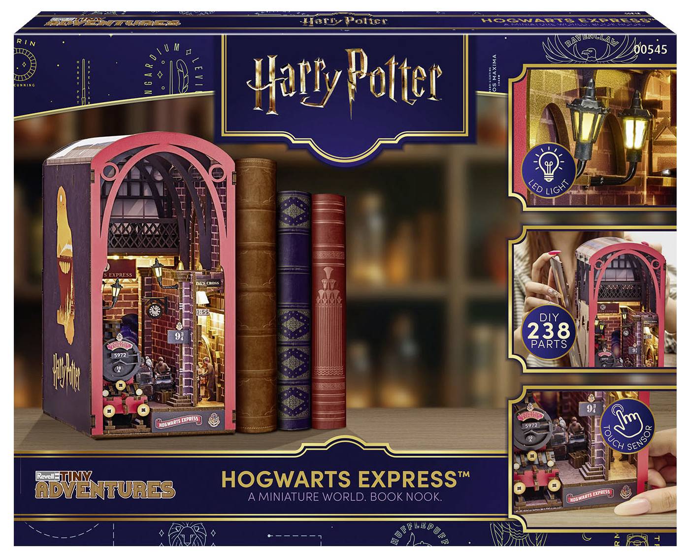 Revell Holz "Tiny Adventures - Harry Potter "Hogwarts Express"" Book Nook