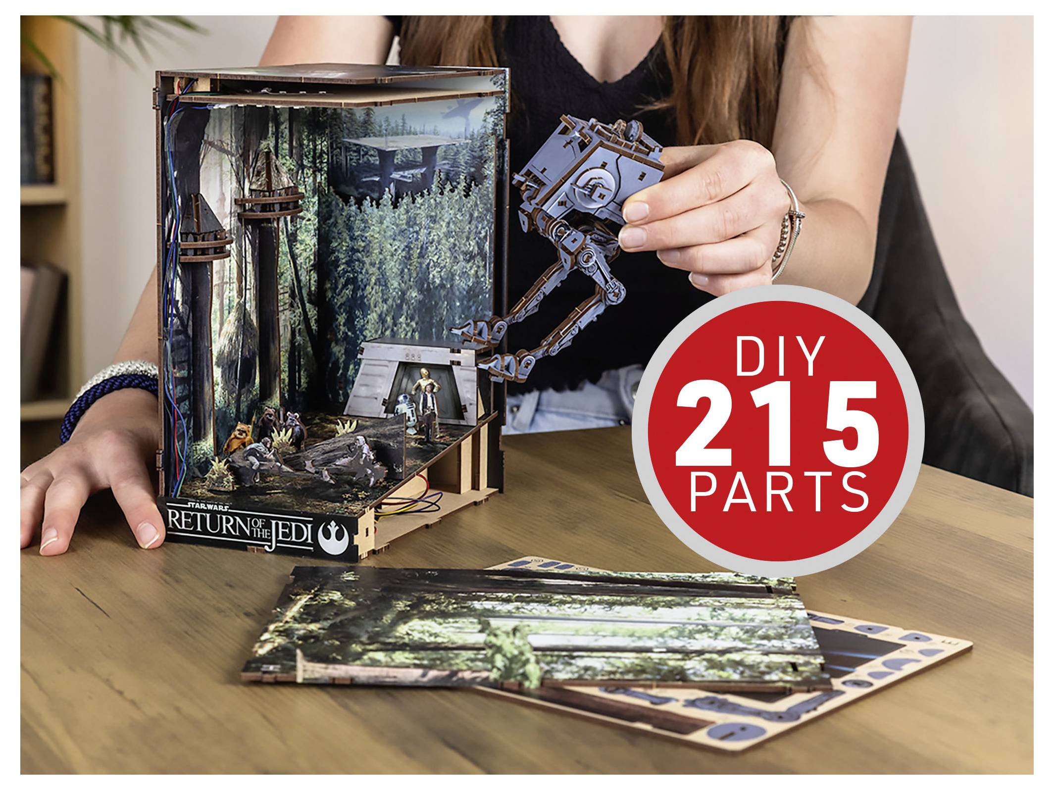 Revell Holz Tiny Adventures - Star Wars "Battle of Endor" Book Nook
