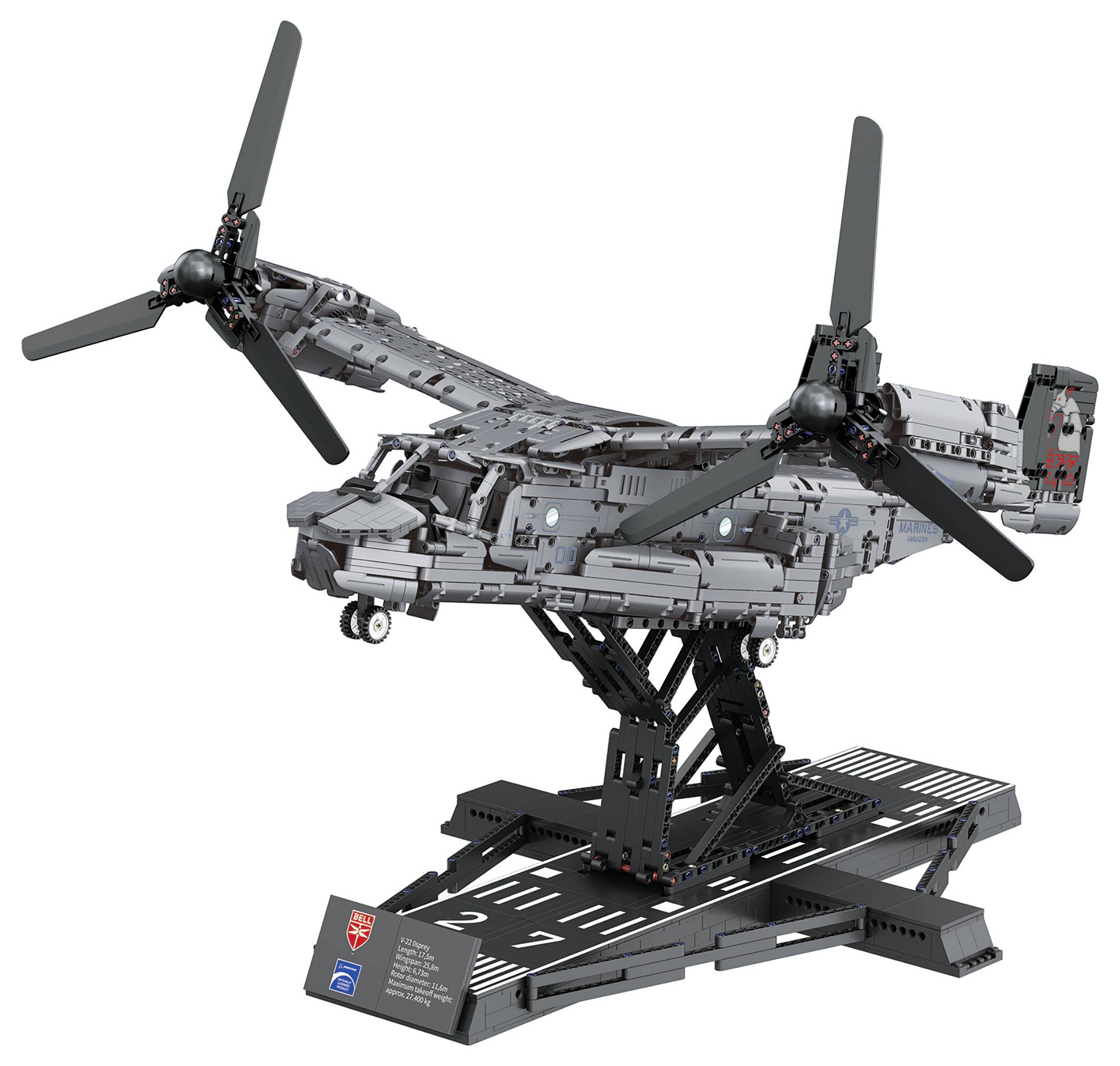 Revell 00961 "Bell Boeing V-22 Osprey" - Brick System Bausatz 1:25