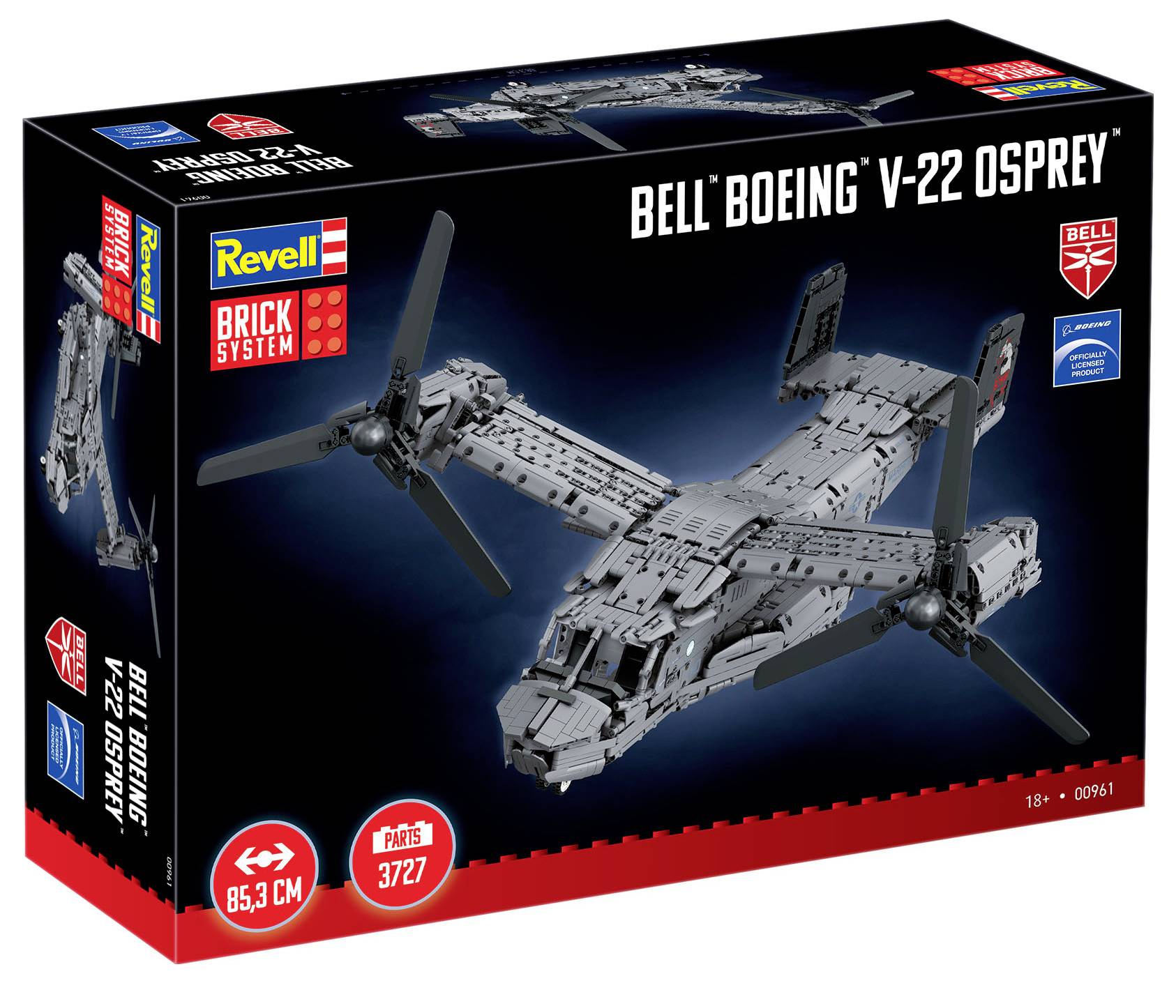 Revell 00961 "Bell Boeing V-22 Osprey" - Brick System Bausatz 1:25
