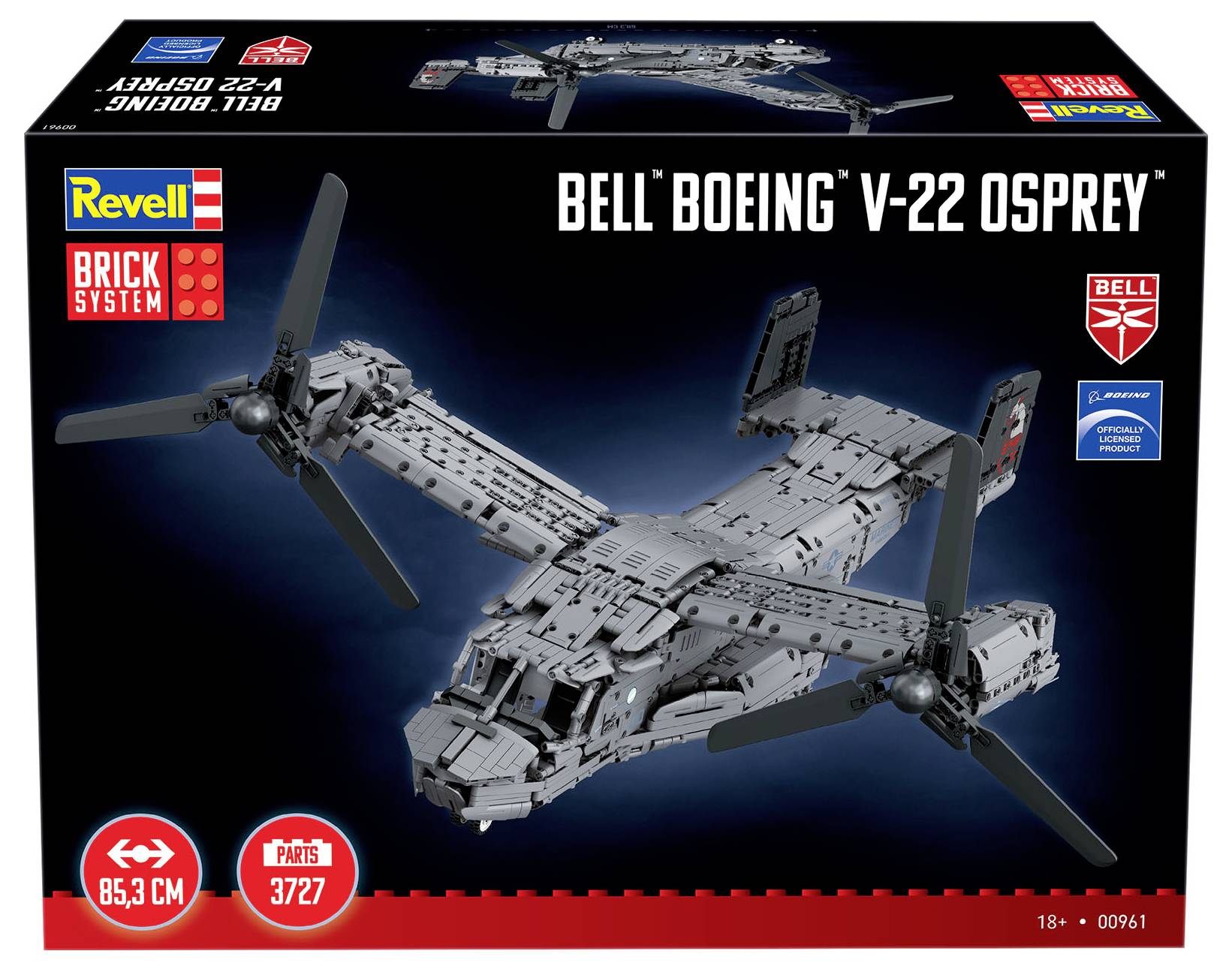 Revell 00961 "Bell Boeing V-22 Osprey" - Brick System Bausatz 1:25