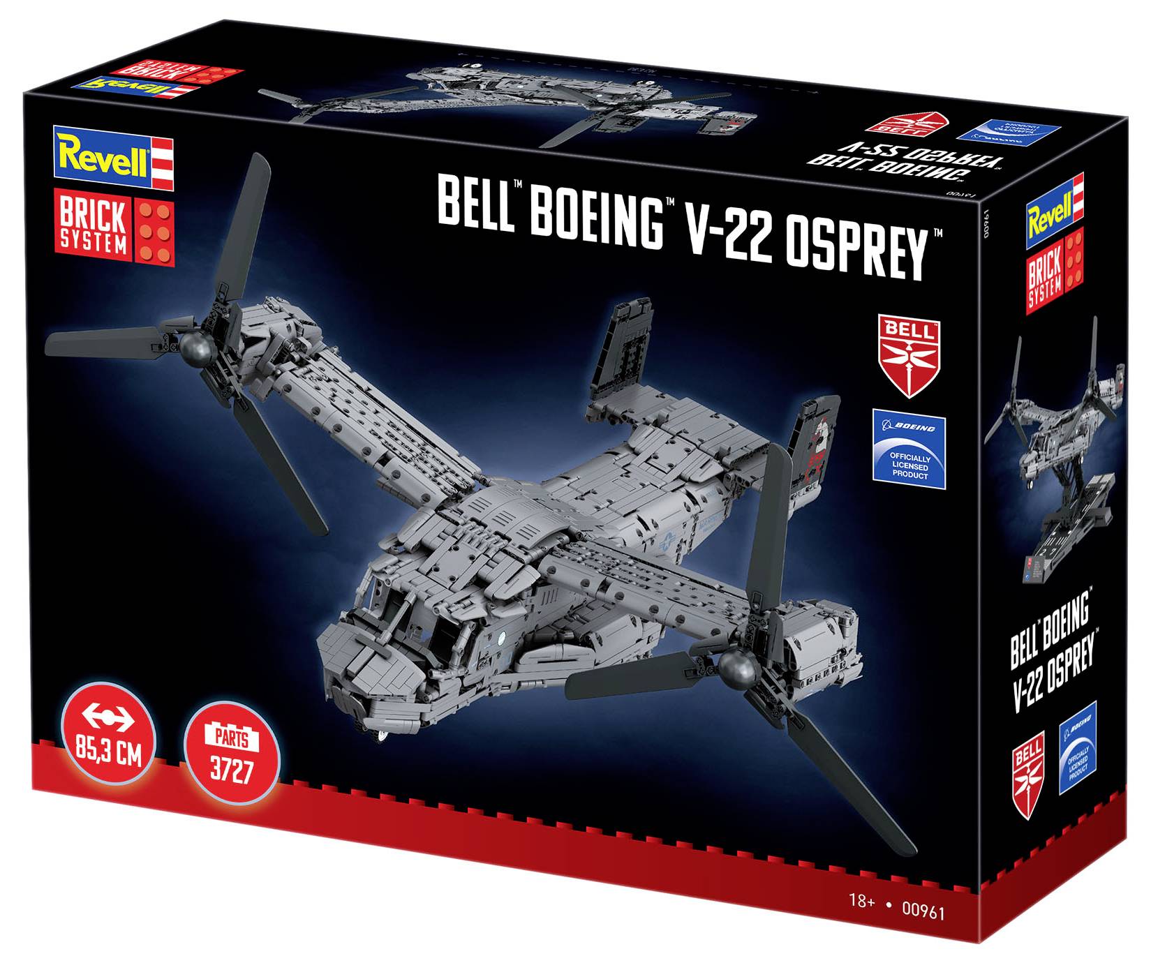 Revell 00961 "Bell Boeing V-22 Osprey" - Brick System Bausatz 1:25
