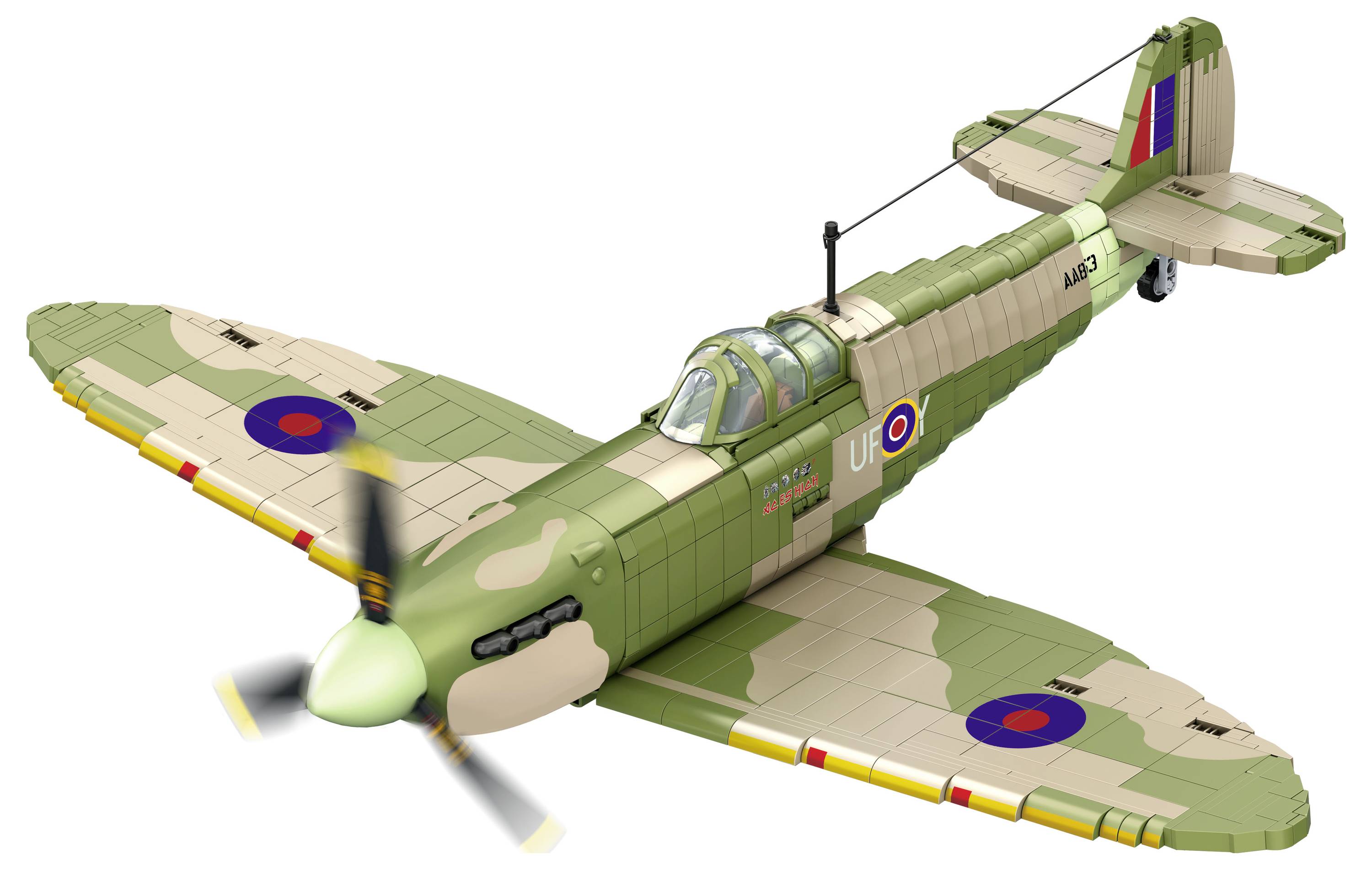 Revell 00962 "Iron Maiden Spitfire MK.II Aces High" - Brick System Bausatz 1:18