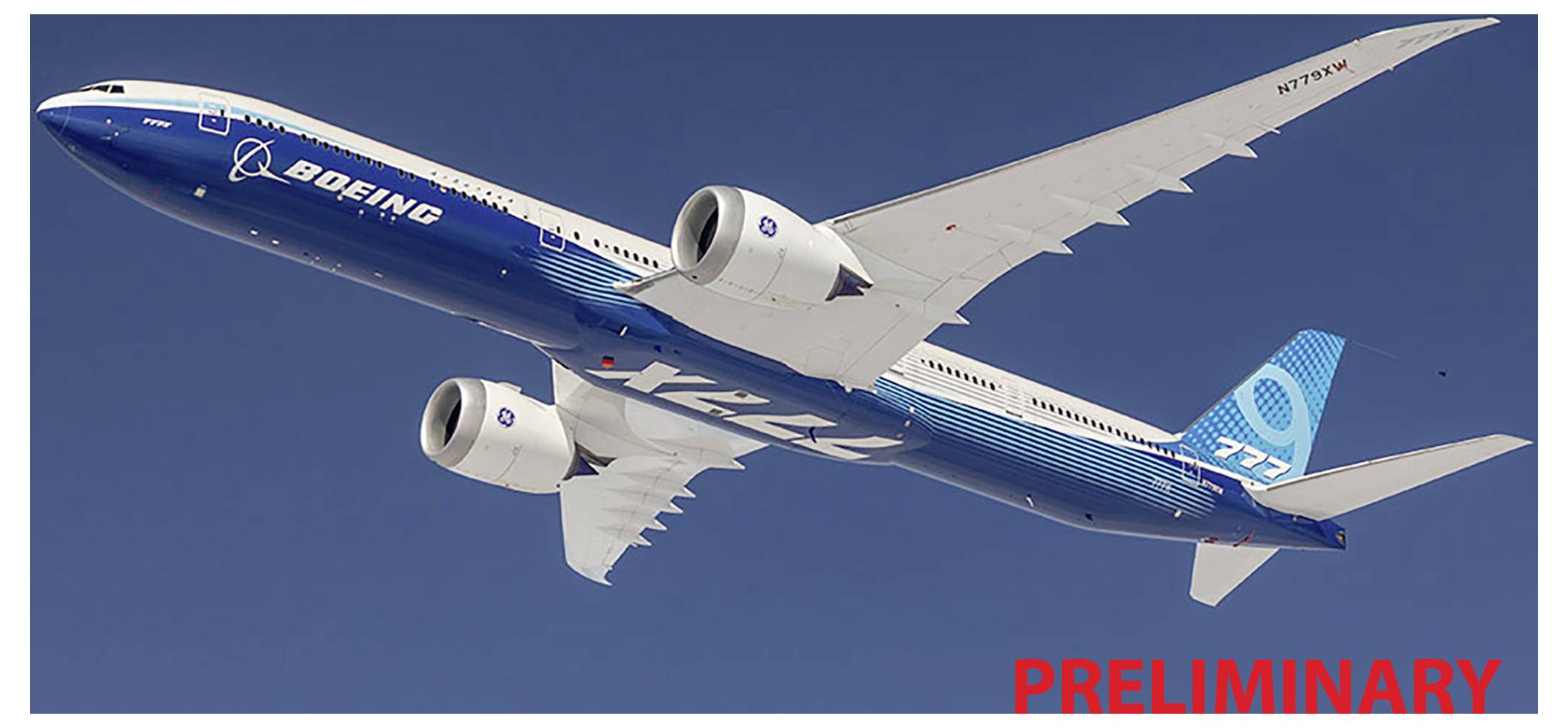 Revell 03748 Boeing 777-9 Flugmodell Bausatz 1:144