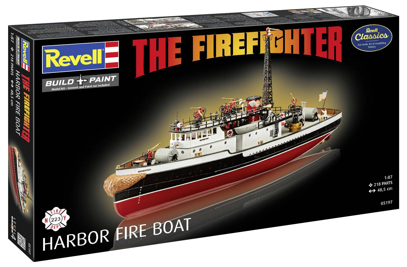 Revell 05197 "The Firefighter" Schiffsmodell Bausatz 1:87