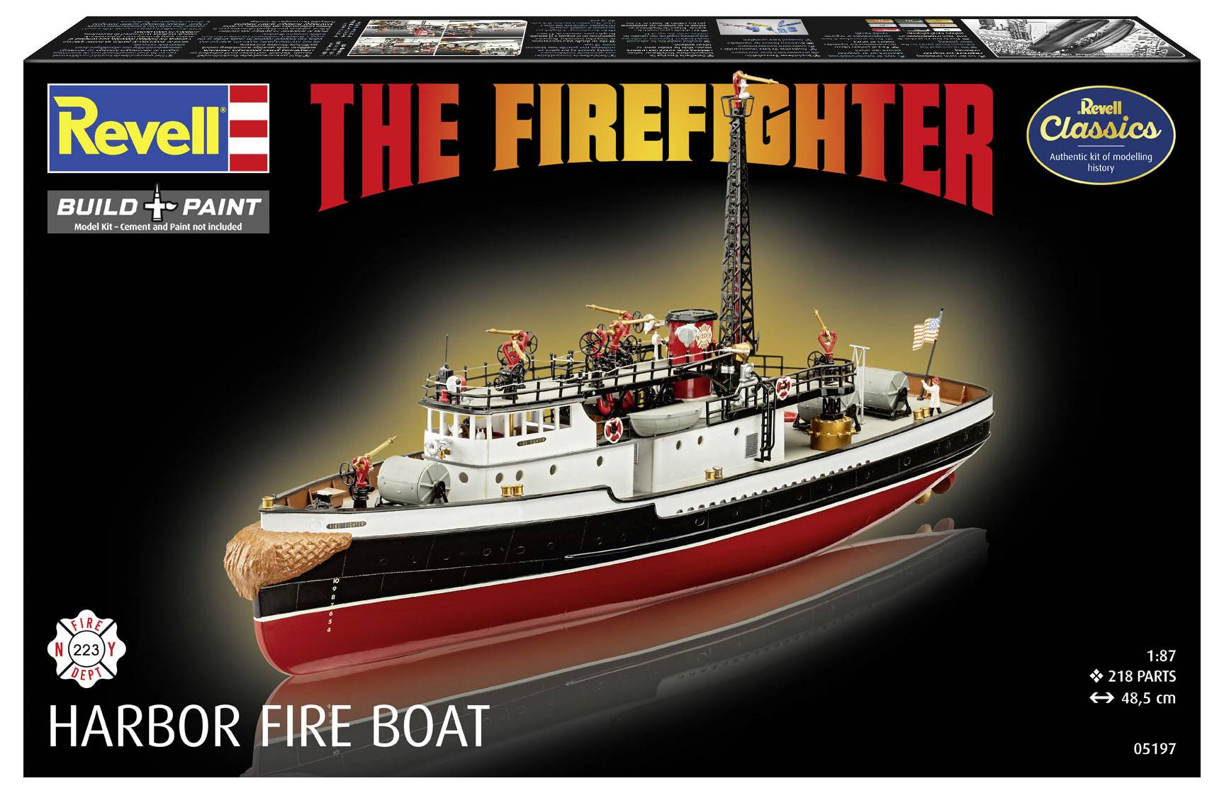 Revell 05197 "The Firefighter" Schiffsmodell Bausatz 1:87