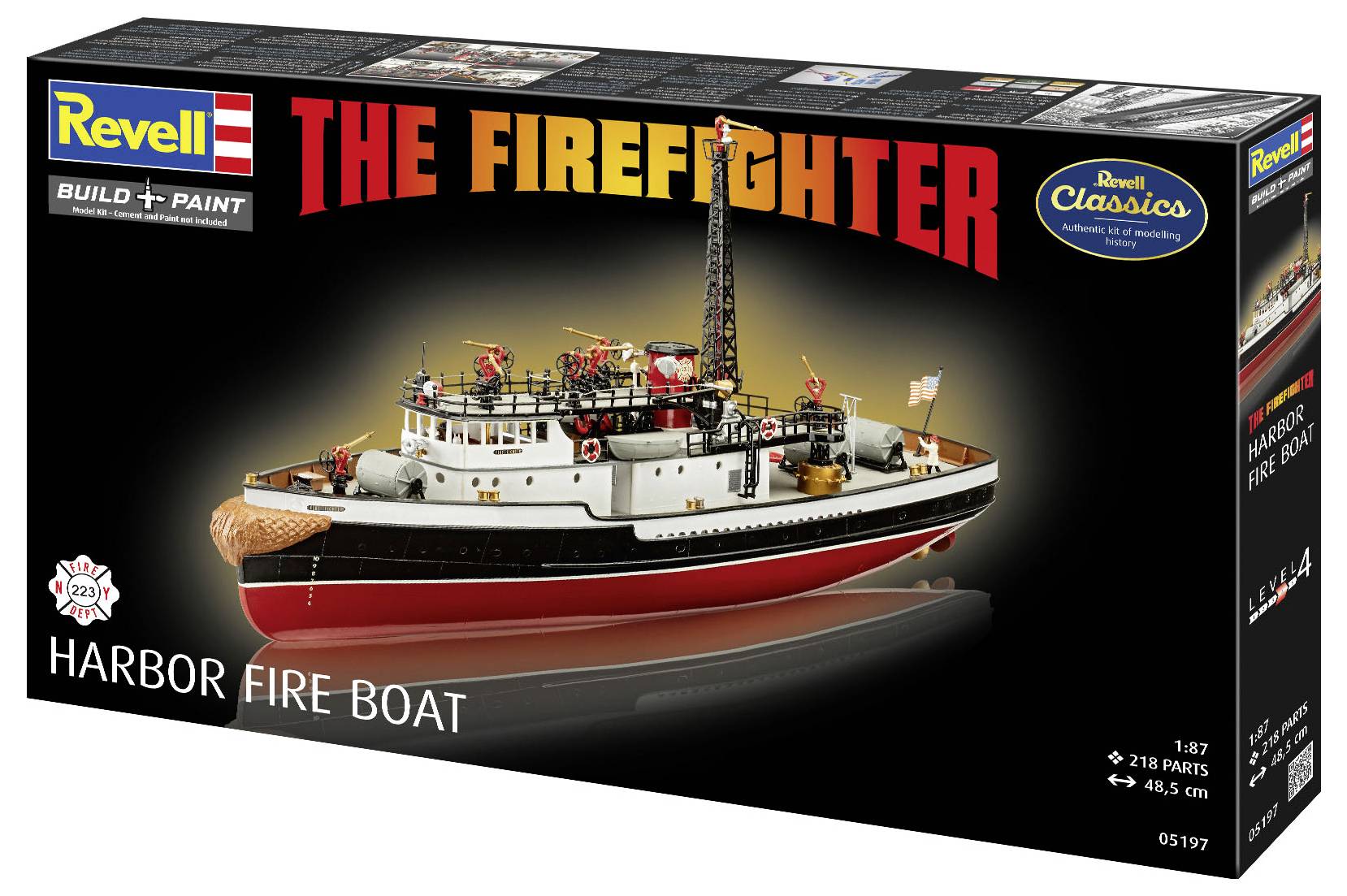 Revell 05197 "The Firefighter" Schiffsmodell Bausatz 1:87