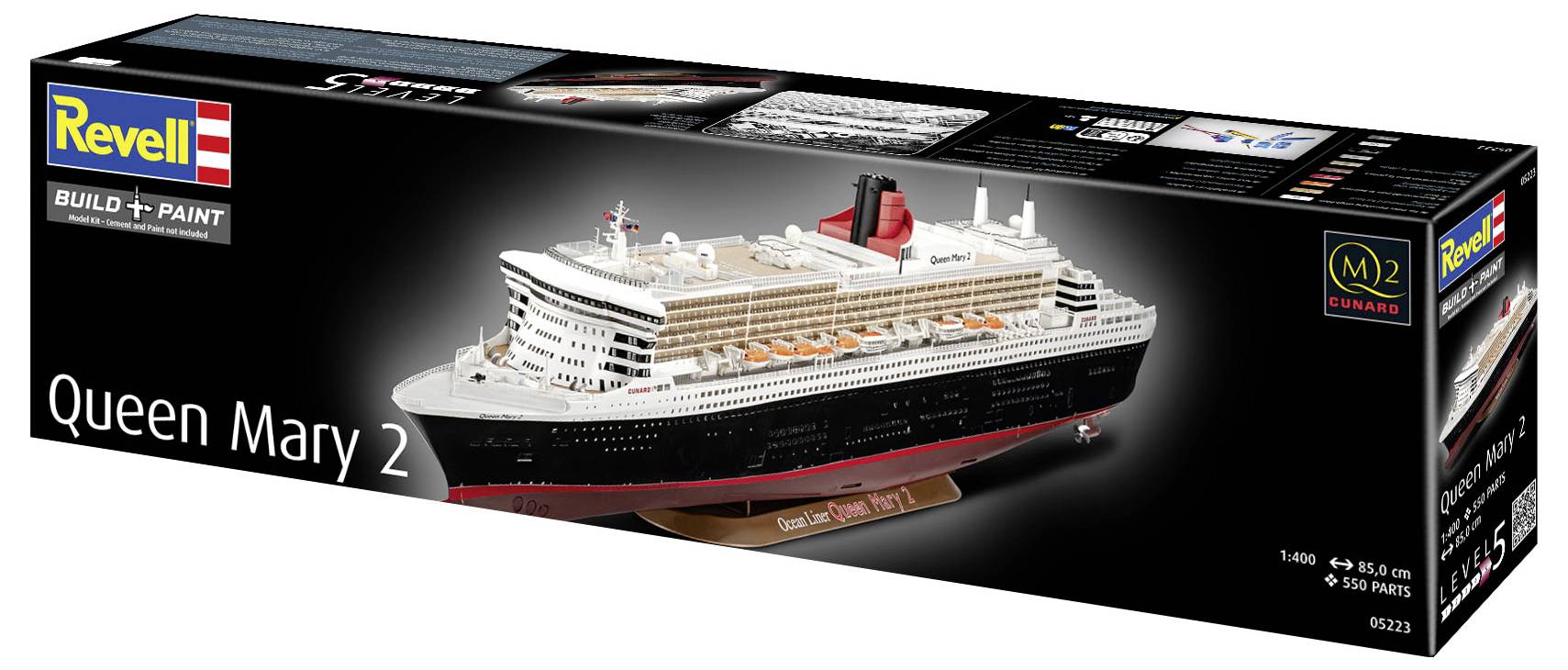 Revell 05223 "Queen Mary 2" Schiffsmodell Bausatz 1:400