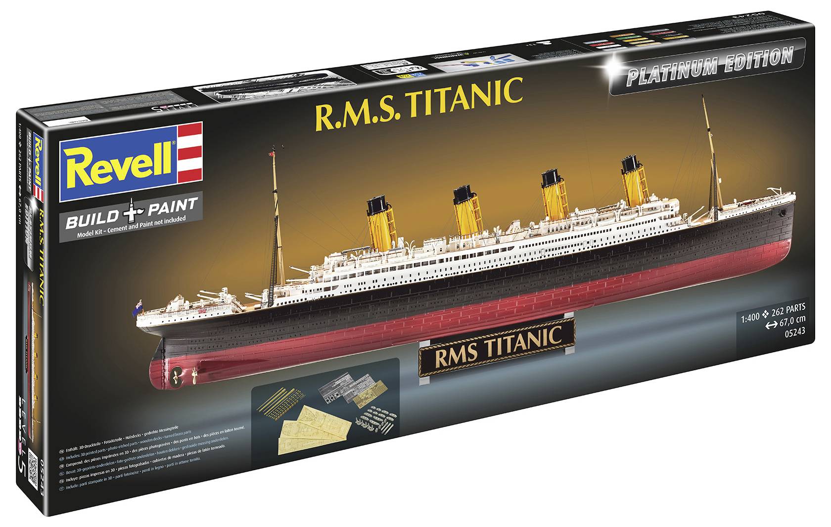Revell 05243 Titanic "Platinum Edition" Schiffsmodell Bausatz 1:400