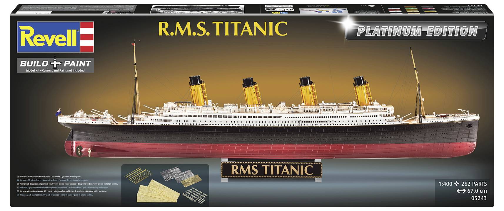 Revell 05243 Titanic "Platinum Edition" Schiffsmodell Bausatz 1:400