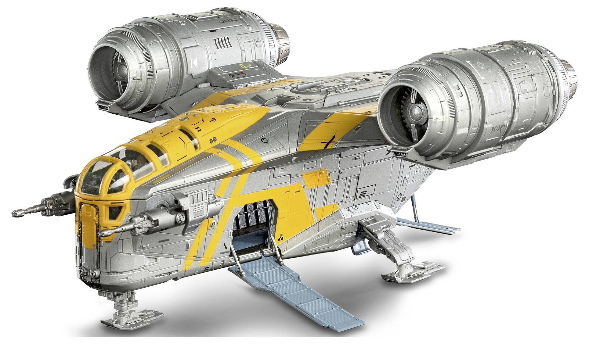 Revell 06747 "The Mandalorian und Grogu: Razor Crest™" Raumfahrtmodell Bausatz 1:72
