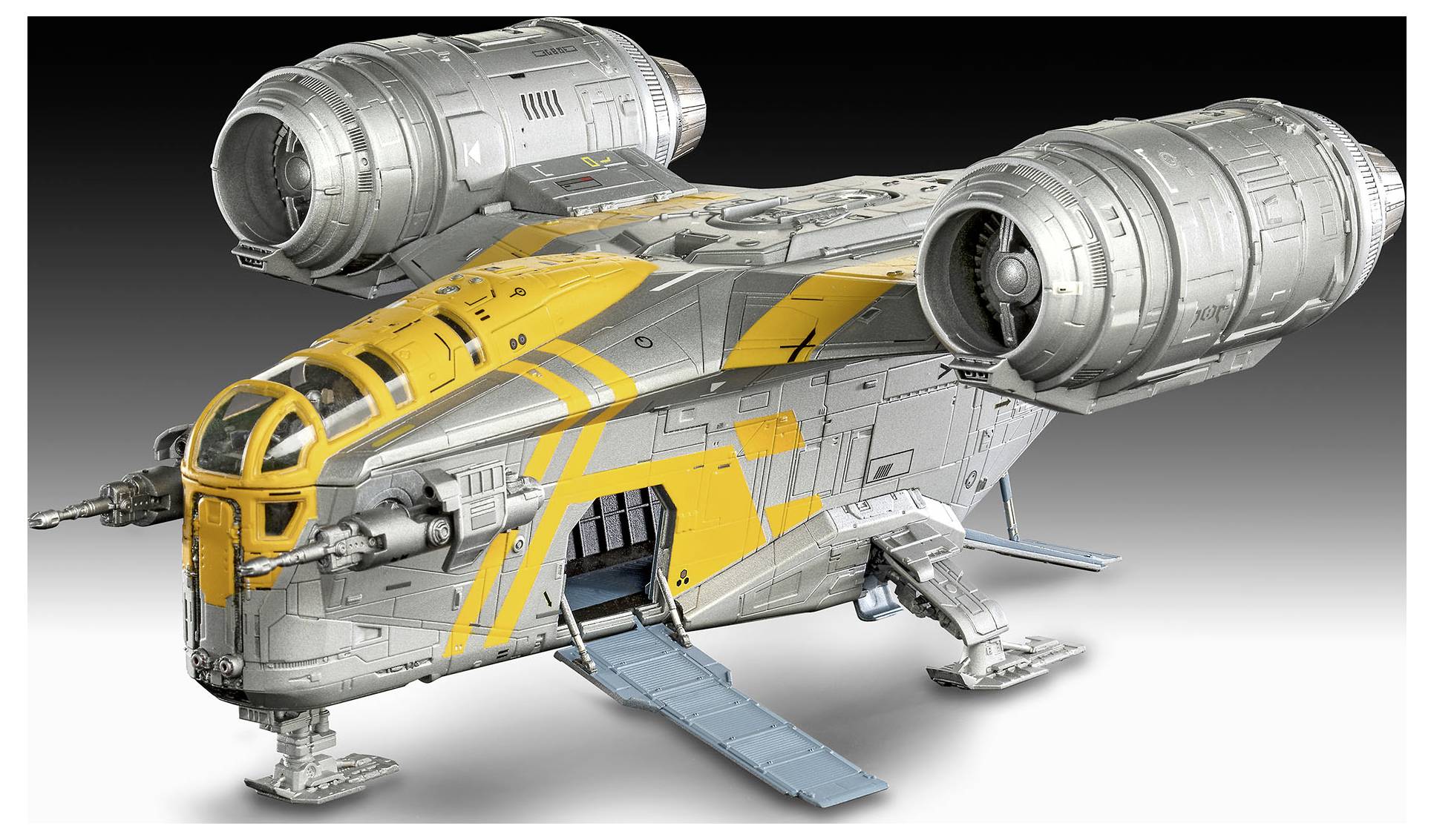 Revell 06747 "The Mandalorian und Grogu: Razor Crest™" Raumfahrtmodell Bausatz 1:72