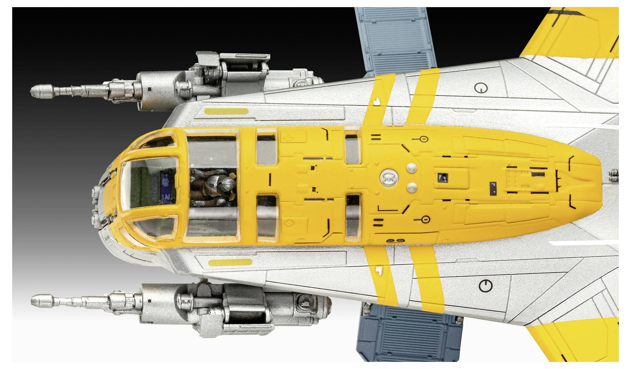 Revell 06747 "The Mandalorian und Grogu: Razor Crest™" Raumfahrtmodell Bausatz 1:72