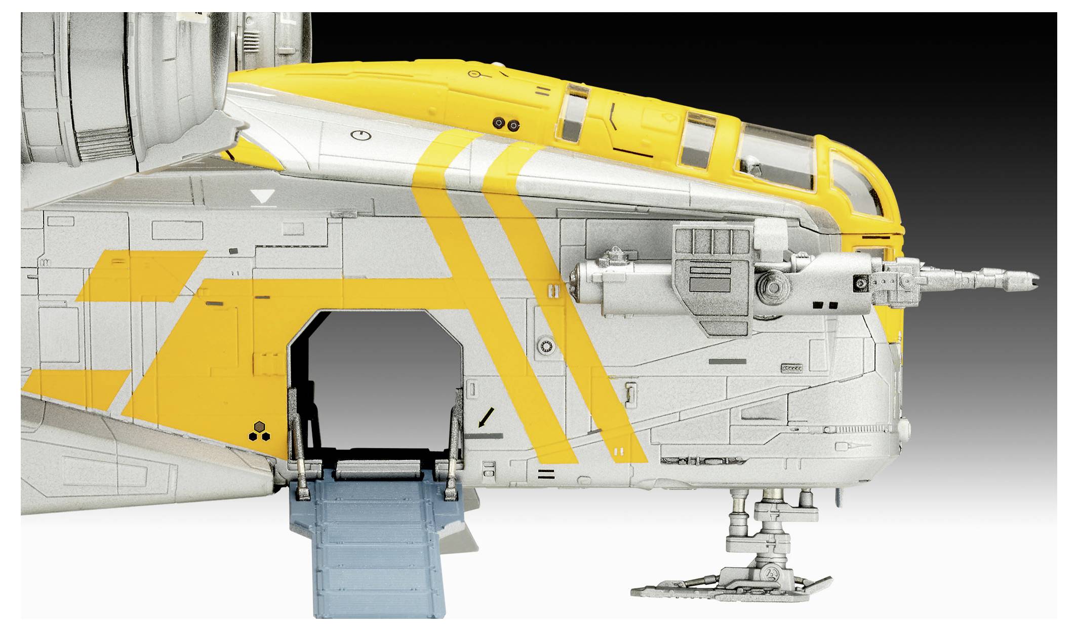 Revell 06747 "The Mandalorian und Grogu: Razor Crest™" Raumfahrtmodell Bausatz 1:72