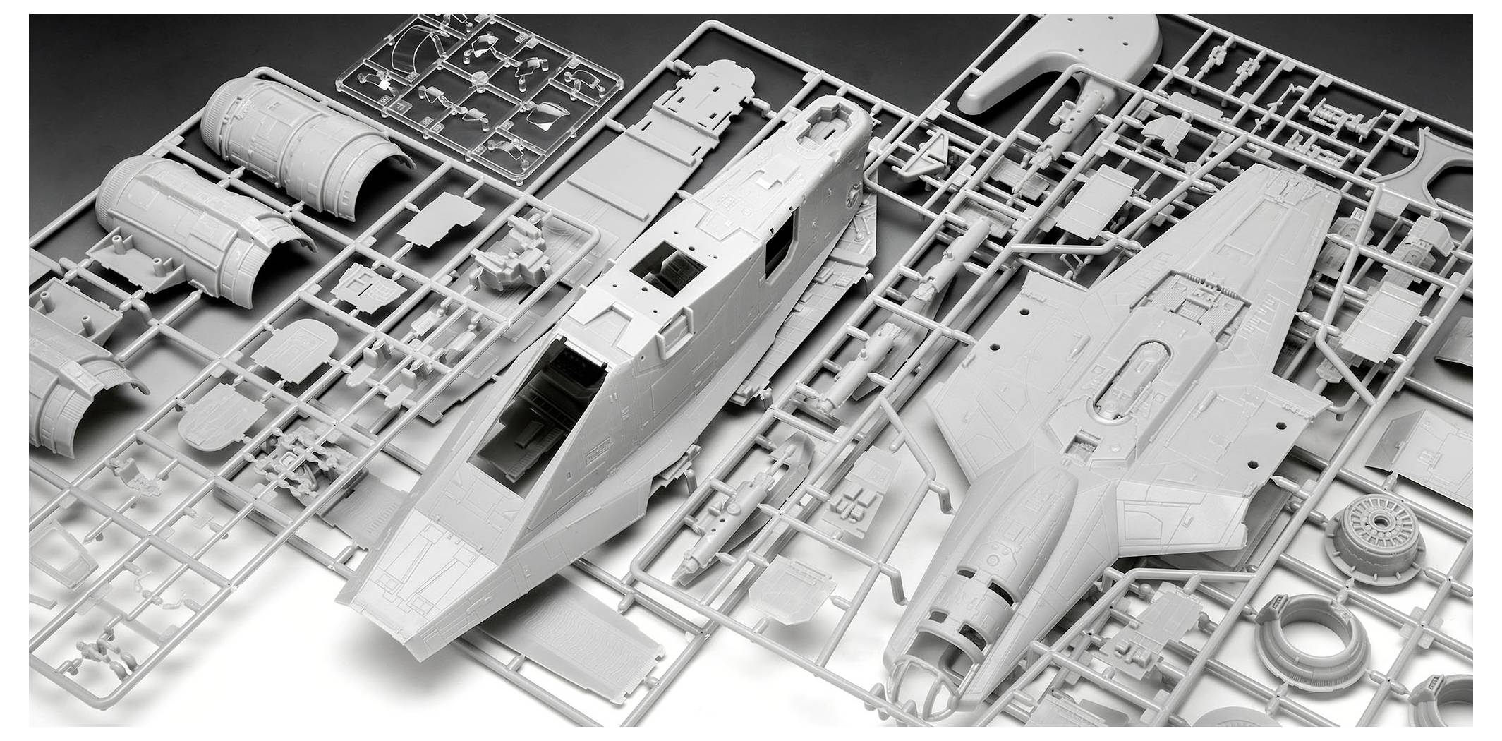 Revell 06747 "The Mandalorian und Grogu: Razor Crest™" Raumfahrtmodell Bausatz 1:72