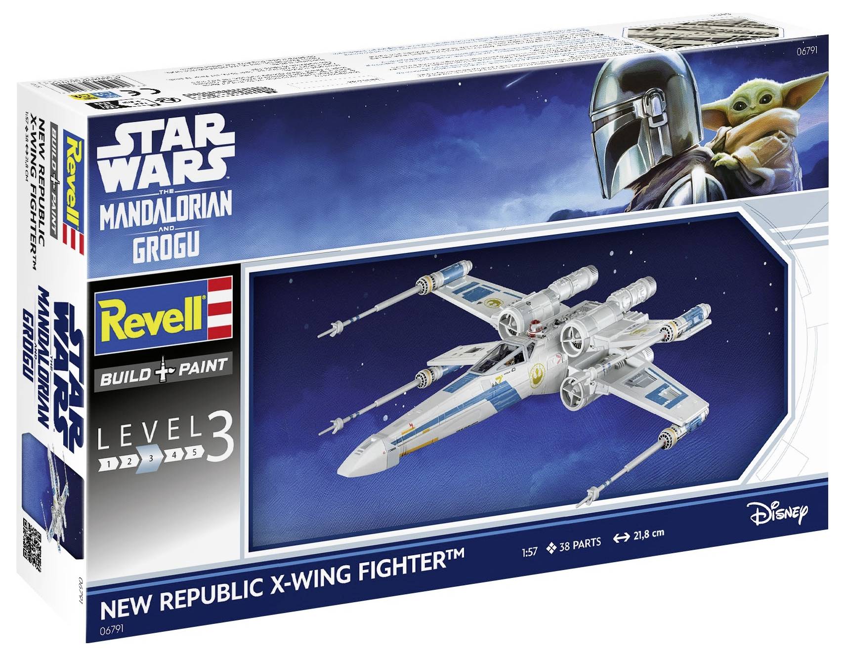 Revell 06791 "The Mandalorian: New Republic X-Wing Fighter" Raumfahrtmodell Bausatz 1:57