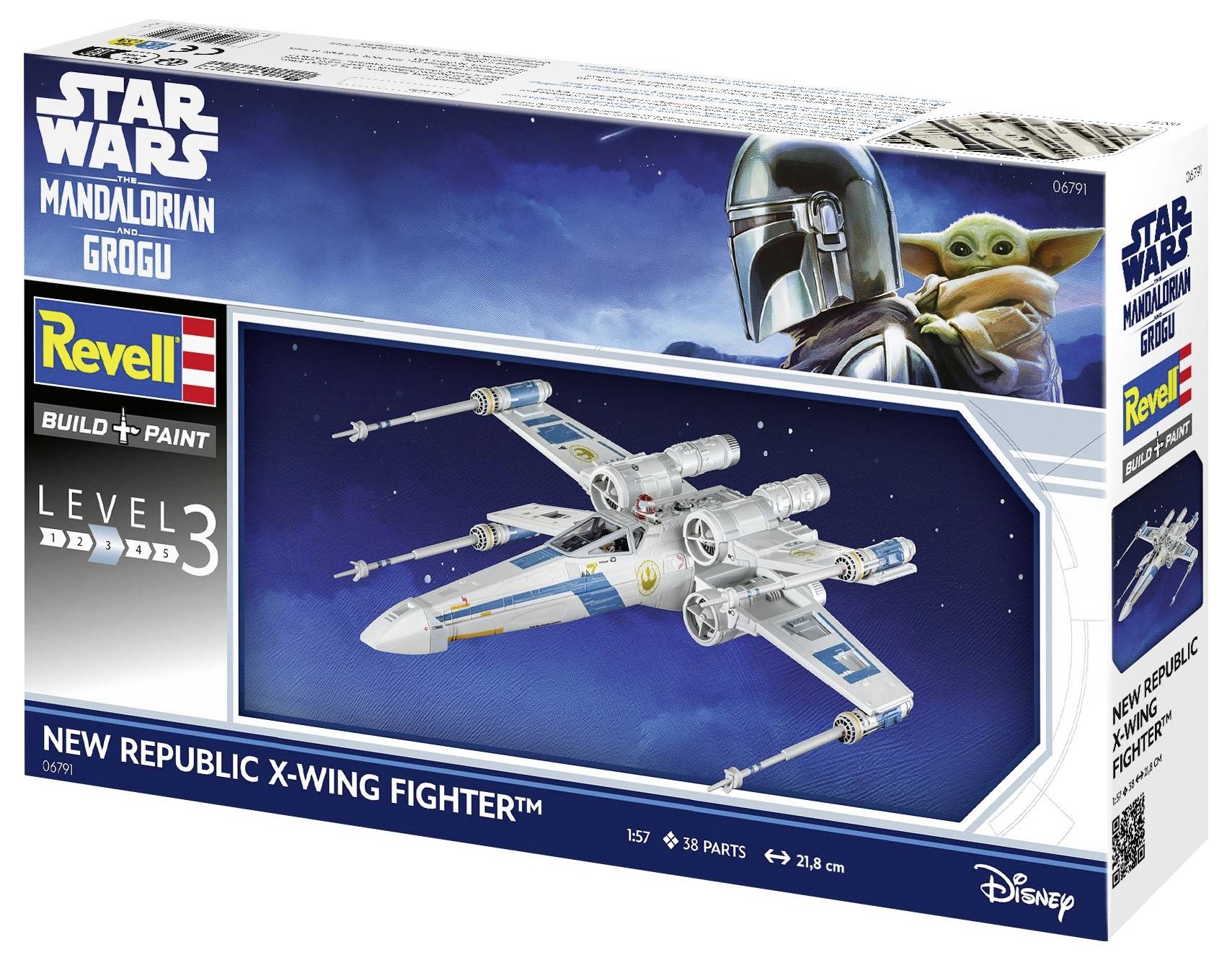 Revell 06791 "The Mandalorian: New Republic X-Wing Fighter" Raumfahrtmodell Bausatz 1:57
