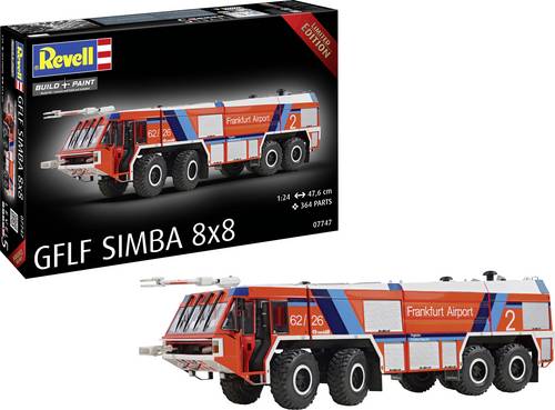 Revell 07747 GFLF Simba 8x8 Feuerwehrauto Bausatz 1:24