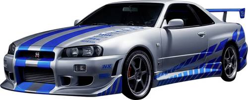 Revell 07754  Fast & Furious - Brian's 1999 Nissan Skyline GT-R34  - Click System Automodell Bausat