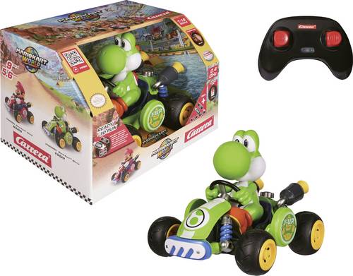 Carrera 370200961 Mario Kart(TM) World - Yoshi 1:18 RC Modellauto Elektro Rennwagen