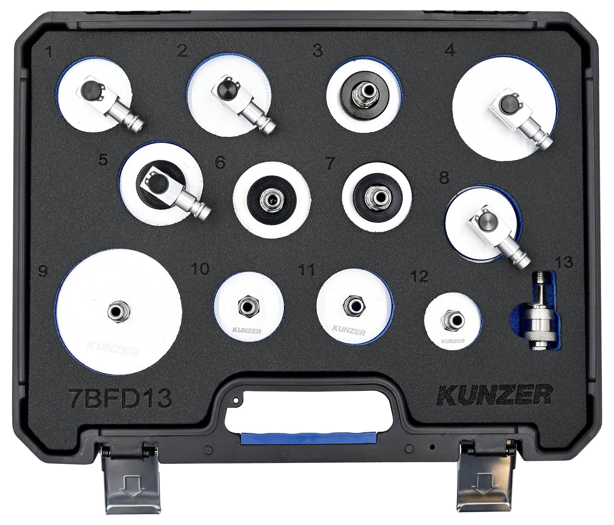 Kunzer 7BFD13 Bremsflüssigkeitsentlüfterstutzen-Adapter-Satz