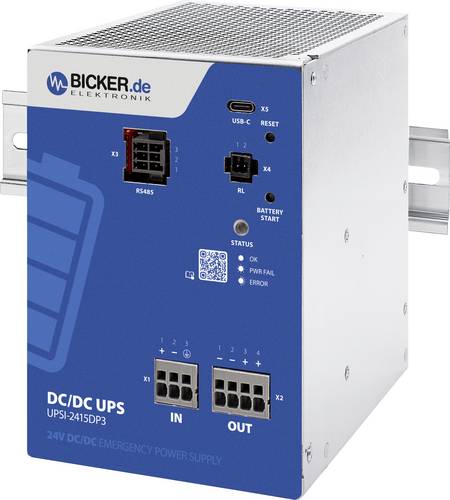 Bicker Elektronik UPSI-2415DP3 Industrielle USV-Anlage (DIN Rail)