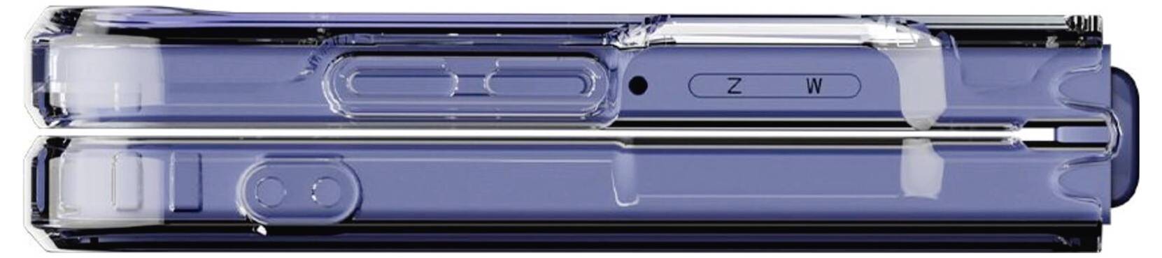 Cellularline Impact Clear Booklet Samsung Galaxy Z Flip 8 Transparent IMPACTCGALZFLIP8T