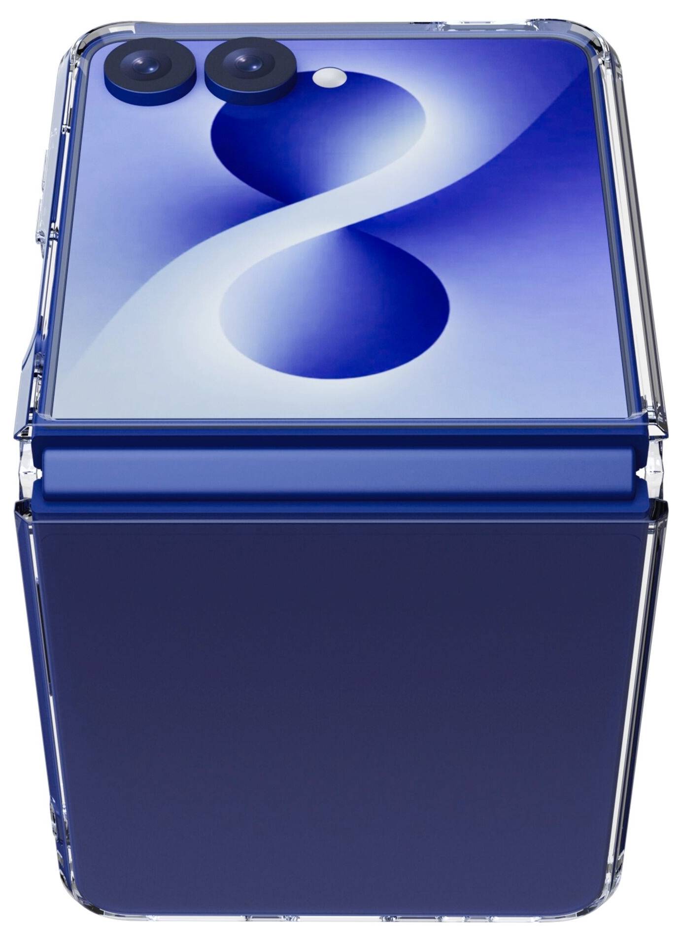 Cellularline Impact Clear Booklet Samsung Galaxy Z Flip 8 Transparent IMPACTCGALZFLIP8T